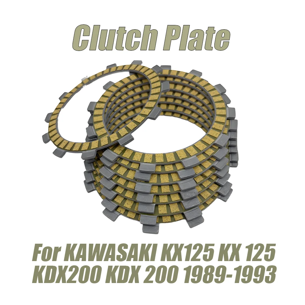 Motorcycle accessories Clutch Friction Disc Plate Kit set fit For KAWASAKI KX125 KX 125 KDX200 KDX 200 1989-1993
Motorcycle accessories Clutch Friction Disc Plate Kit set fit For KAWASAKI KX125 KX 125 KDX200 KDX 200 1989-1993