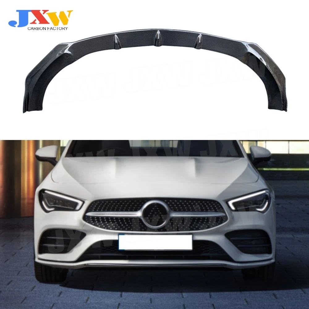 Carbon Fiber Car Front Bumper Lip Chin Spoiler for Mercedes Benz CLA Class W118 CLA35 Sport CLA45 AMG 2020-2022 Car Accessorise
Carbon Fiber Car Front Bumper Lip Chin Spoiler for Mercedes Benz CLA Class W118 CLA35 Sport CLA45 AMG 2020-2022 Car Accessorise