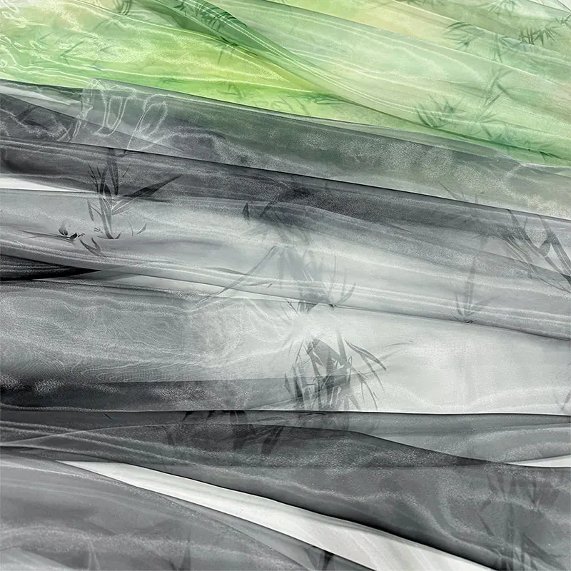 Translucent Gradient Ultra-thin Chiffon Designer Fabric Organza Tulle Fabric DIY Sewing Ancient Hanfu Dress Upholstery Decor
Translucent Gradient Ultra-thin Chiffon Designer Fabric Organza Tulle Fabric DIY Sewing Ancient Hanfu Dress Upholstery Decor