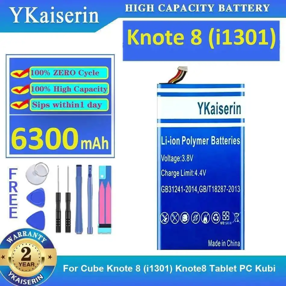 Environmentally Friendly High Compatibility 6300Mah For Cube Knote 8 I1301 Knote8 Tablet PC Kubi Laptop Battery
Environmentally Friendly High Compatibility 6300Mah For Cube Knote 8 I1301 Knote8 Tablet PC Kubi Laptop Battery
