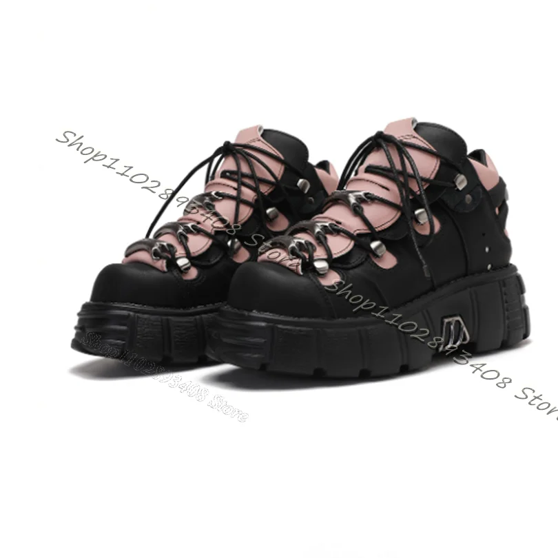 Splicing Lace up Platform Pumps Muffin Bottom Round Toe Women Shoes Fashion Design Women Autumn Casual Shoes Zapatos Para Mujere
Splicing Lace up Platform Pumps Muffin Bottom Round Toe Women Shoes Fashion Design Women Autumn Casual Shoes Zapatos Para Mujere
