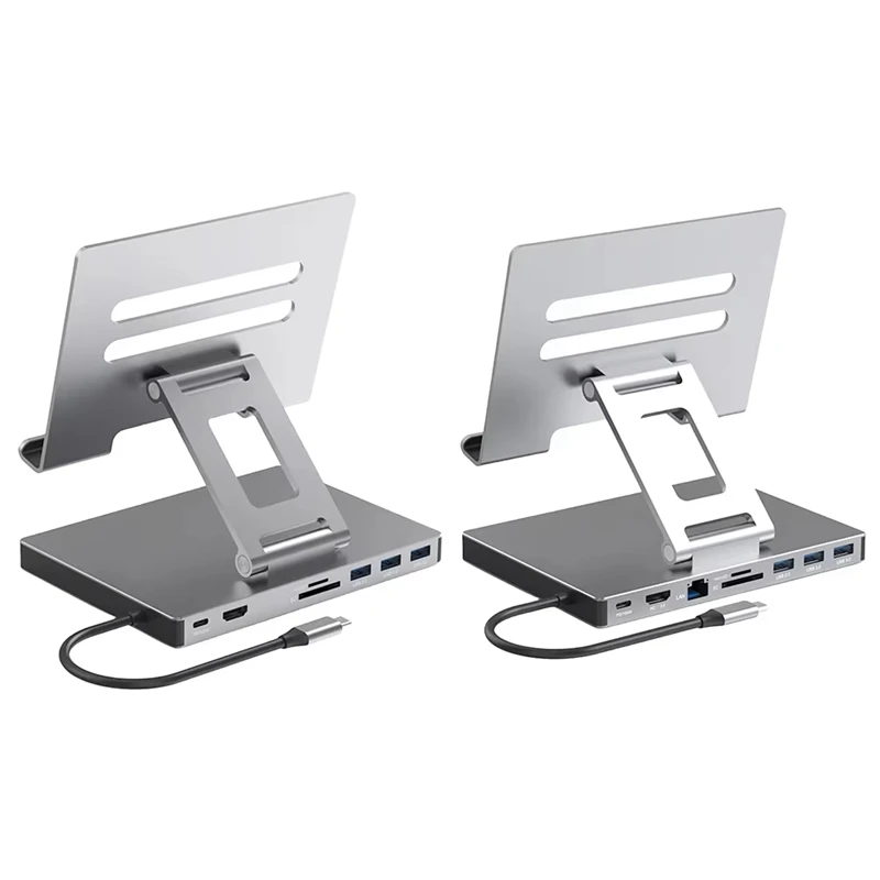 Docking Station Laptop Stand Aluminum Alloy Multi Port Hub PD USB3.0 Stand SD TF Slot Gigabit Ethernet Docking Station
Docking Station Laptop Stand Aluminum Alloy Multi Port Hub PD USB3.0 Stand SD TF Slot Gigabit Ethernet Docking Station