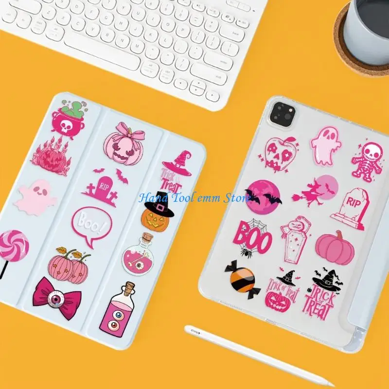 H37F 50Piece Removable Cartoon Halloweens Stickers Pink Transparents Pet Material Multiple Device Compatible Diy Craft Supplies
H37F 50Piece Removable Cartoon Halloweens Stickers Pink Transparents Pet Material Multiple Device Compatible Diy Craft Supplies