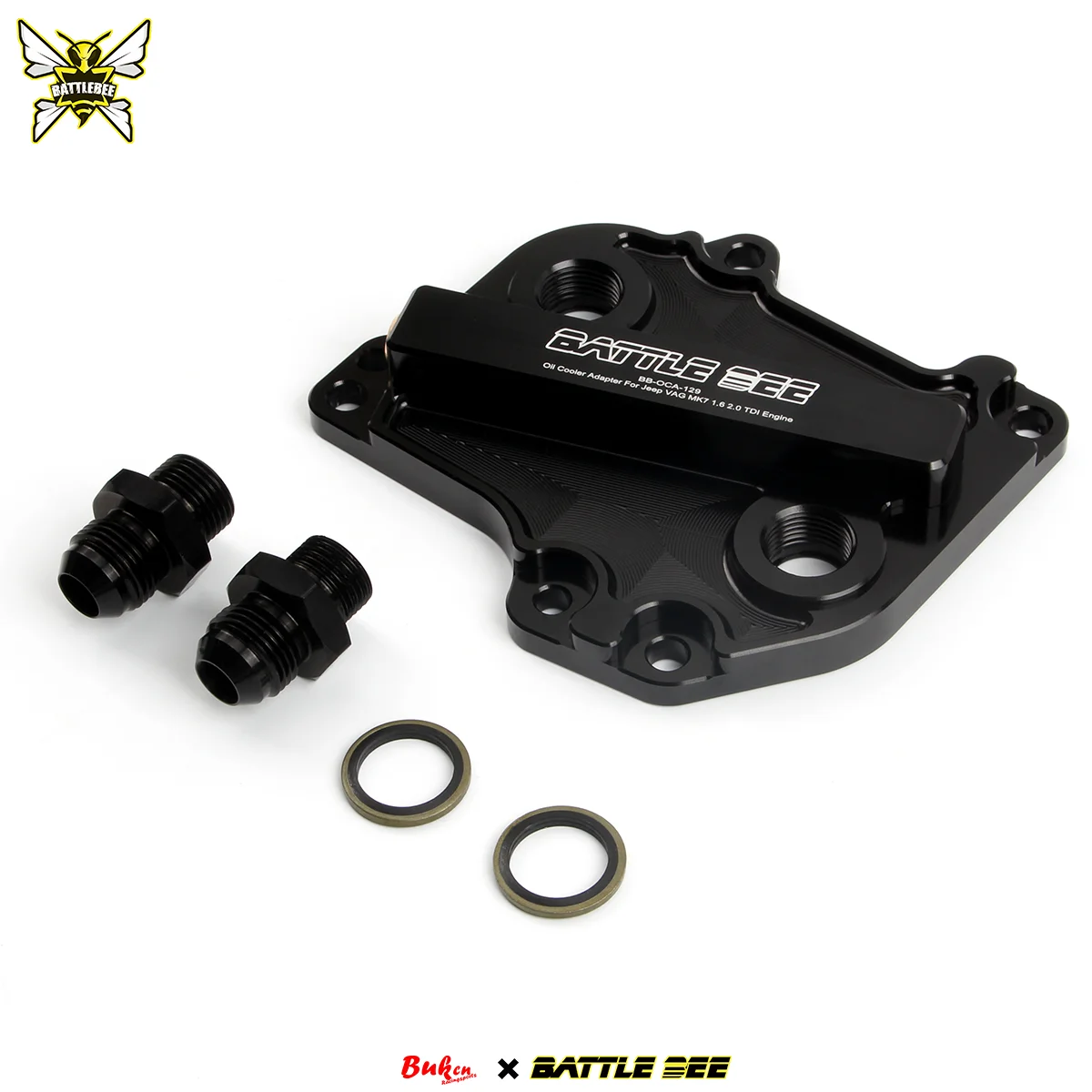 Oil Radiator Adapter Car Aluminum For VAG 1.6L & 2.0L EA288 Engine Oil Cooling For Oil Cooler Plate Kit AN10 AN8 BB-OCA-129
Oil Radiator Adapter Car Aluminum For VAG 1.6L & 2.0L EA288 Engine Oil Cooling For Oil Cooler Plate Kit AN10 AN8 BB-OCA-129