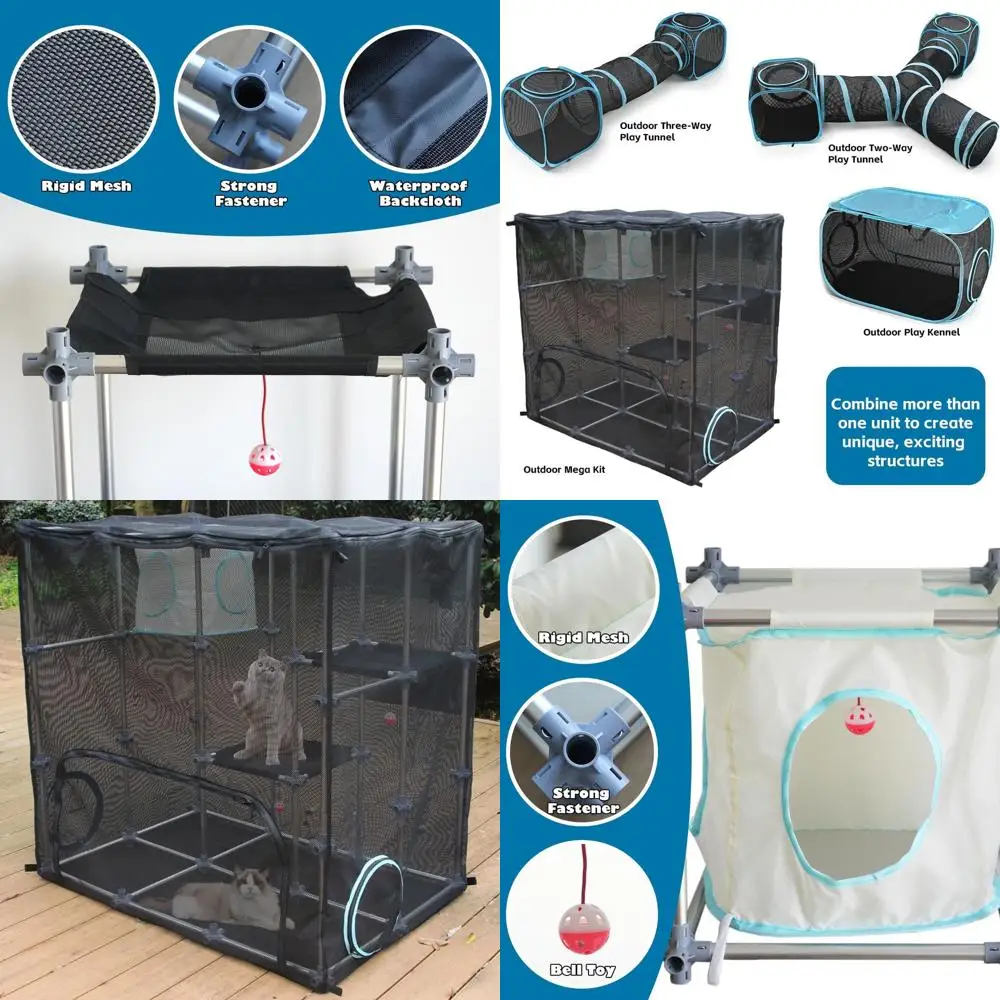 Premium Mega Outdoor- Indoor Cat Enclosure Kit
Premium Mega Outdoor- Indoor Cat Enclosure Kit