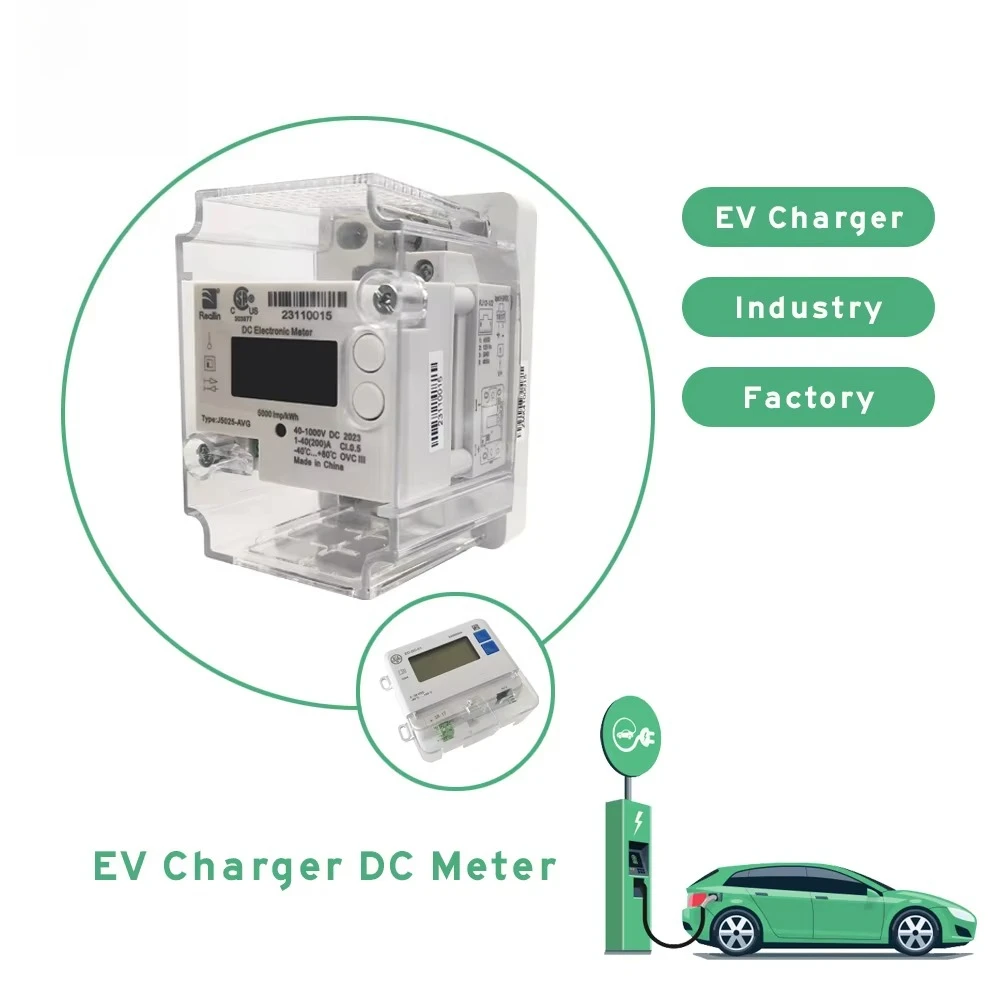 2025 UL&CE Certified Reallin J5025-AVG Smart DC Meter Single Phase up to 1000 Volts EV Charging Pile Direct Current Energy Meter
2025 UL&CE Certified Reallin J5025-AVG Smart DC Meter Single Phase up to 1000 Volts EV Charging Pile Direct Current Energy Meter