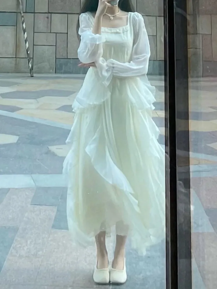 Ele Long Sve Women's Dr Fairy T Design Gentle Sle Spring Summer New Arrival Maxi Dr Crystal Xuan Brand
Ele Long Sve Women's Dr Fairy T Design Gentle Sle Spring Summer New Arrival Maxi Dr Crystal Xuan Brand