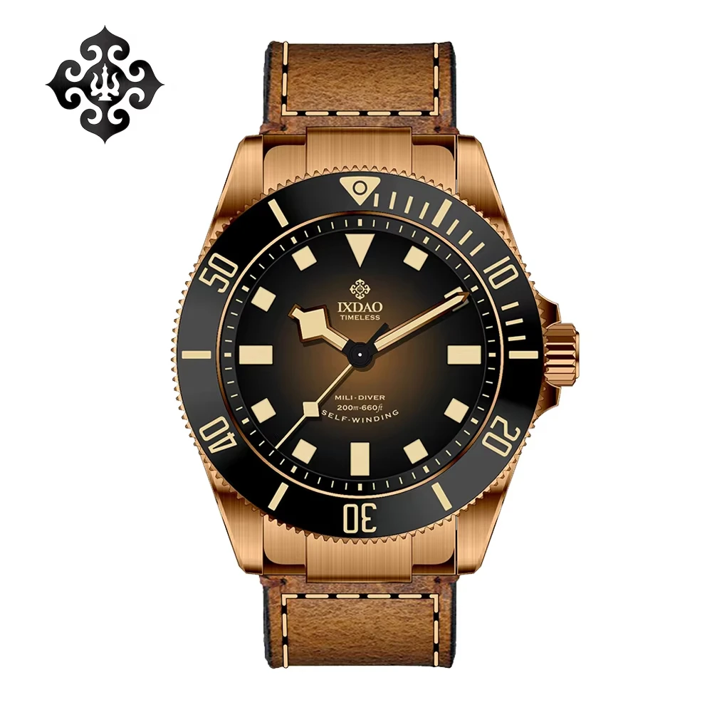 IXDAO IPOSE 2025 New Top Men's Mechanical Titanium Watch Retro SW200 Sports Sapphire Luxury Leash Bronze Waterproof reloj hombre
IXDAO IPOSE 2025 New Top Men's Mechanical Titanium Watch Retro SW200 Sports Sapphire Luxury Leash Bronze Waterproof reloj hombre