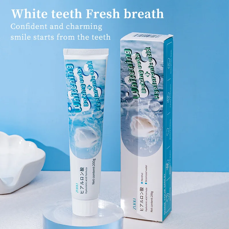 Baking Soda Toothpaste 200g for Yellowing and Stain Removal Wholesale, Dual Mint Flavored Toothpaste for Fresh Breath
Baking Soda Toothpaste 200g for Yellowing and Stain Removal Wholesale, Dual Mint Flavored Toothpaste for Fresh Breath