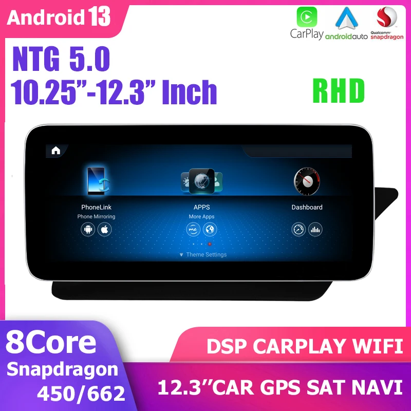 RHD 12,3 "/10,25" Android 13 Carplay GPS плеер DSP для Mercedes Benz E-Class C207 2015 2016 NTG 5,0 Snapdragon BT WIFI 4G
RHD 12,3 "/10,25" Android 13 Carplay GPS плеер DSP для Mercedes Benz E-Class C207 2015 2016 NTG 5,0 Snapdragon BT WIFI 4G