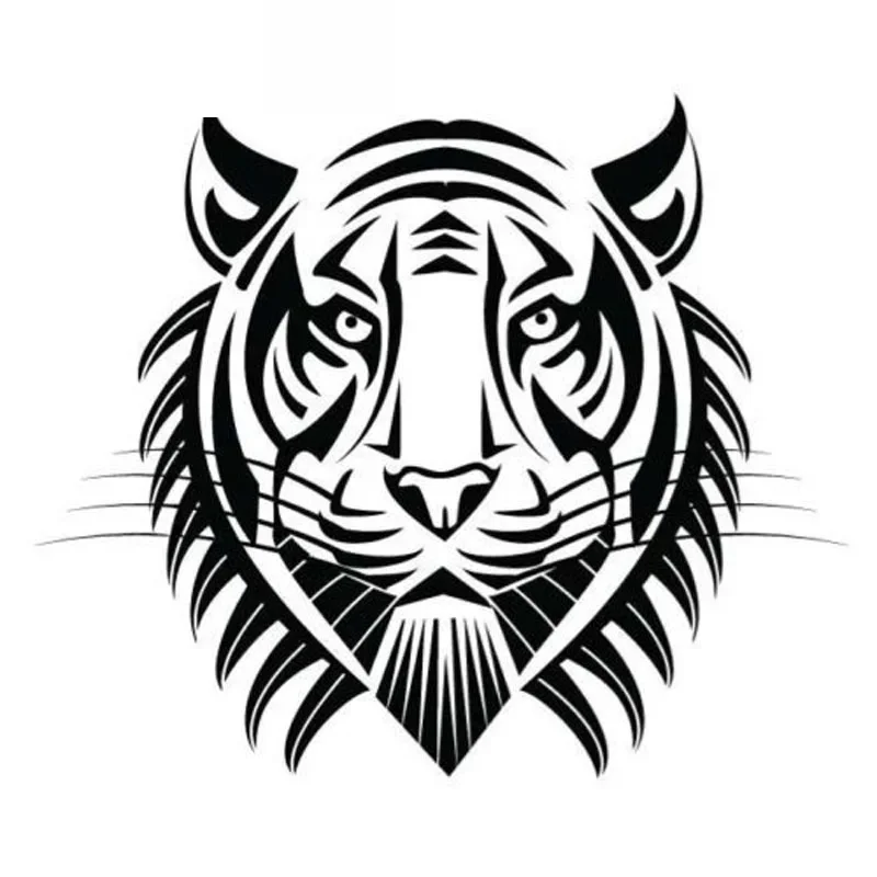 Car Stickers King Tiger Head Animal PVC Car Decoration Accessories Decals Creative Waterproof Sunscreen Black/white,18cm*15cm
Car Stickers King Tiger Head Animal PVC Car Decoration Accessories Decals Creative Waterproof Sunscreen Black/white,18cm*15cm