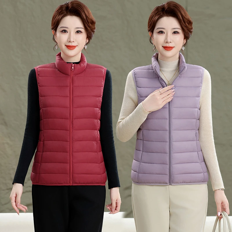Middle-Aged And Elderly Women Stand Cotton Ves Collar Sleeveless Casual Outerwear Anti-Cold And Warmth Lightweightt
Middle-Aged And Elderly Women Stand Cotton Ves Collar Sleeveless Casual Outerwear Anti-Cold And Warmth Lightweightt