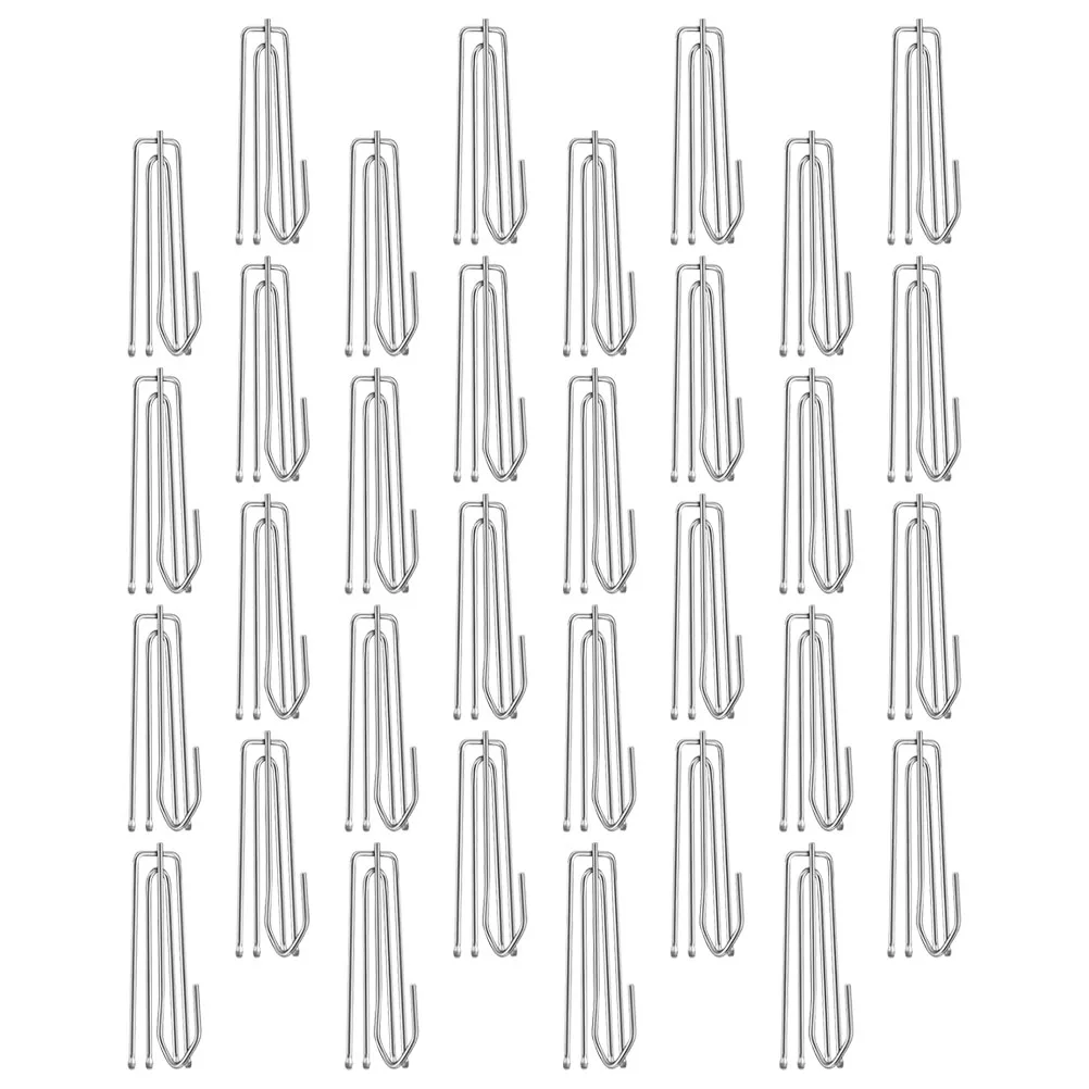 50 Pcs Ripple Hook Set Hooks Bot Stainless Steel Curtain Drapery For Pleated Drapes
50 Pcs Ripple Hook Set Hooks Bot Stainless Steel Curtain Drapery For Pleated Drapes