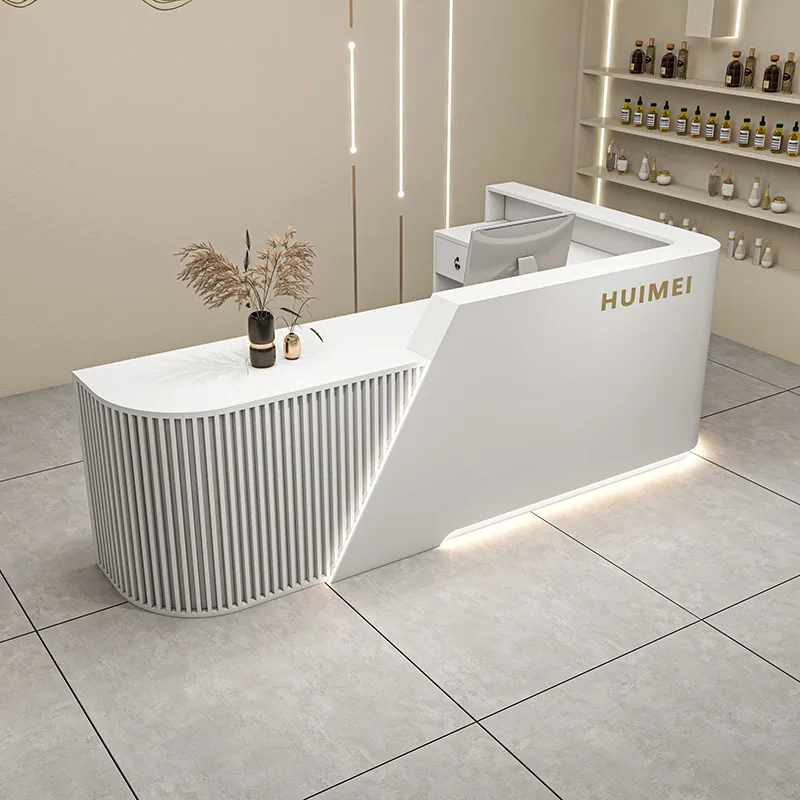 Customized.Modern Office Furniture Office Reception Desk Front Desk Counter Small Reception Desk Salon Cash Register
Customized.Modern Office Furniture Office Reception Desk Front Desk Counter Small Reception Desk Salon Cash Register
