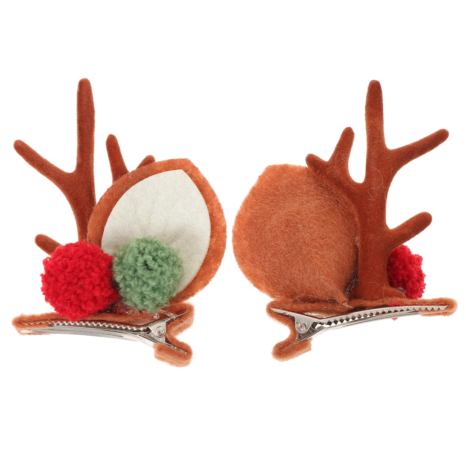 Deer Antler Hair Clips Cartoon Barrette Xmas Party Supplies Red Green Balls Brown Color Fabric Stainless Steel Safe
Deer Antler Hair Clips Cartoon Barrette Xmas Party Supplies Red Green Balls Brown Color Fabric Stainless Steel Safe