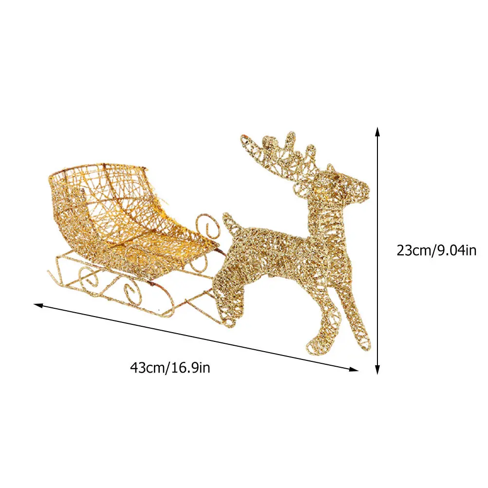 1Pcs Christmas Elk Sleigh Car Decorative Ornament Desktop Party Festival Decoration Christmas Supplies 
1Pcs Christmas Elk Sleigh Car Decorative Ornament Desktop Party Festival Decoration Christmas Supplies