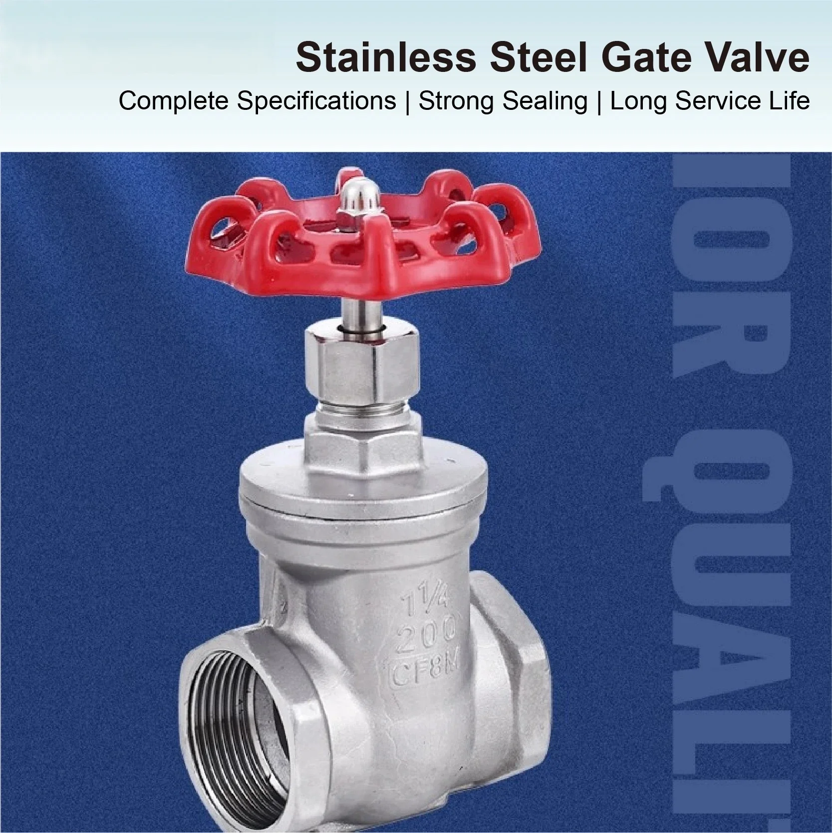 304 Stainless Steel Gate Valve – Full Bore Female Thread Shut Off Valve, PN16, for Water/Oil/Air Lines – Sizes DN8 to DN50 (BSPP
304 Stainless Steel Gate Valve – Full Bore Female Thread Shut Off Valve, PN16, for Water/Oil/Air Lines – Sizes DN8 to DN50 (BSPP
