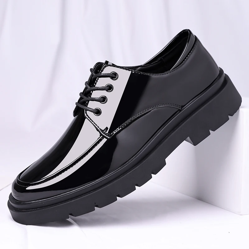 Men's leather shoes Plus Size Business Leather Shoes Fashion Casual Thick Sole Lace Up Formal Dress Shoes For Office Working
Men's leather shoes Plus Size Business Leather Shoes Fashion Casual Thick Sole Lace Up Formal Dress Shoes For Office Working