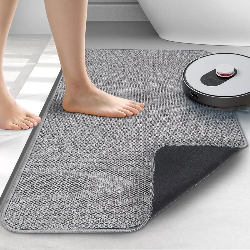 Upgraded Thin Bathroom Rugs, Bath Mat Super Absorbent, Bath Rugs Rubber Backing Non-Slip, Quick Dry Machine Washable
Upgraded Thin Bathroom Rugs, Bath Mat Super Absorbent, Bath Rugs Rubber Backing Non-Slip, Quick Dry Machine Washable