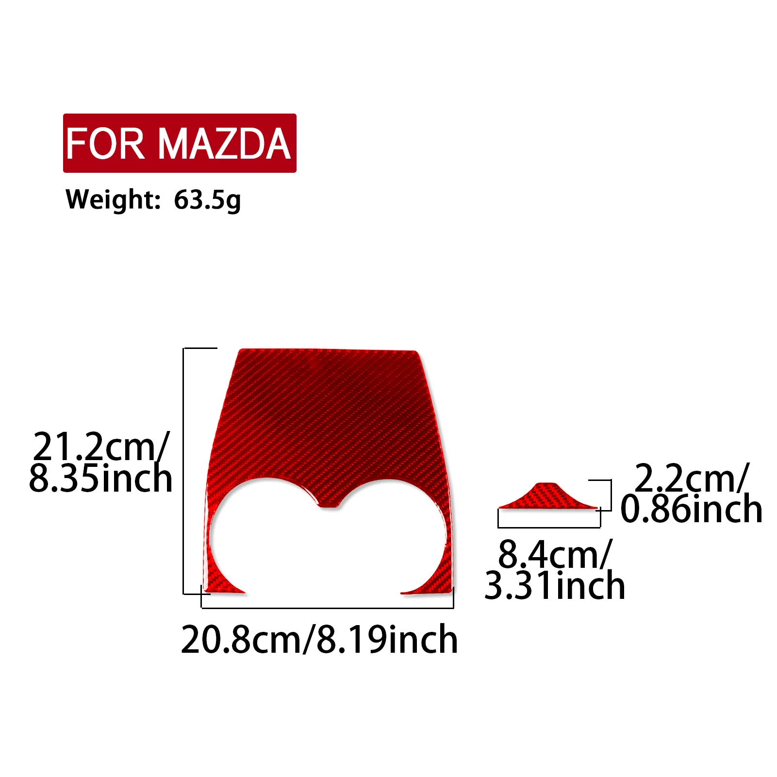 Car Center Console Cup Holder Front Panel Decoration Interior Accessories FOR Mazda 3 Axela 2019-2026 Carbon Fiber Stickers
Car Center Console Cup Holder Front Panel Decoration Interior Accessories FOR Mazda 3 Axela 2019-2026 Carbon Fiber Stickers