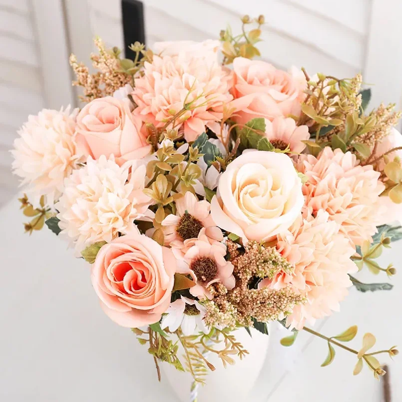 High Quality Artificial Flowers New Year's Decoration Wedding Garden Rose Arch Christmas Home Fake Silk Rose Hydrangea for Party
High Quality Artificial Flowers New Year's Decoration Wedding Garden Rose Arch Christmas Home Fake Silk Rose Hydrangea for Party