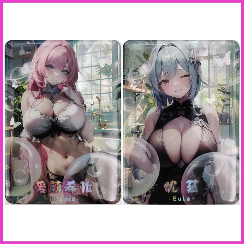 Anime Goddess Story Rare Epoxy Gums Game Refraction Collectible Cards Elysia Eula Toys for boys Christmas Birthday Present
Anime Goddess Story Rare Epoxy Gums Game Refraction Collectible Cards Elysia Eula Toys for boys Christmas Birthday Present