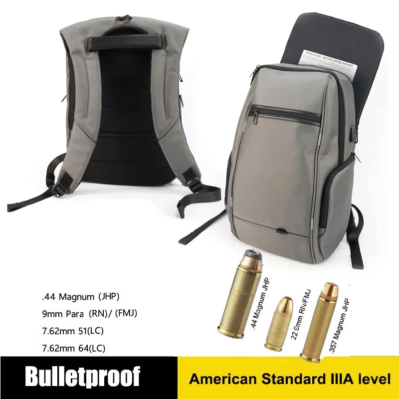 Military Tactical Self-Defense Bulletproof Backpack Waterproof Wear-Resistant NIJ IIIA.44 FBI SWAT Safety Protective Equipment
Military Tactical Self-Defense Bulletproof Backpack Waterproof Wear-Resistant NIJ IIIA.44 FBI SWAT Safety Protective Equipment