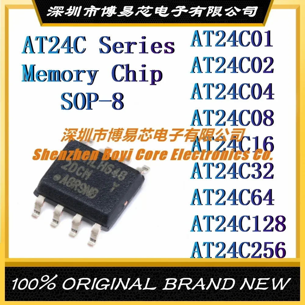 AT24C01 AT24C02 AT24C04 AT24C08 AT24C16 AT24C32 AT24C64 AT24C128 AT24C256 AT24C -8 New Original Genuine
AT24C01 AT24C02 AT24C04 AT24C08 AT24C16 AT24C32 AT24C64 AT24C128 AT24C256 AT24C -8 New Original Genuine