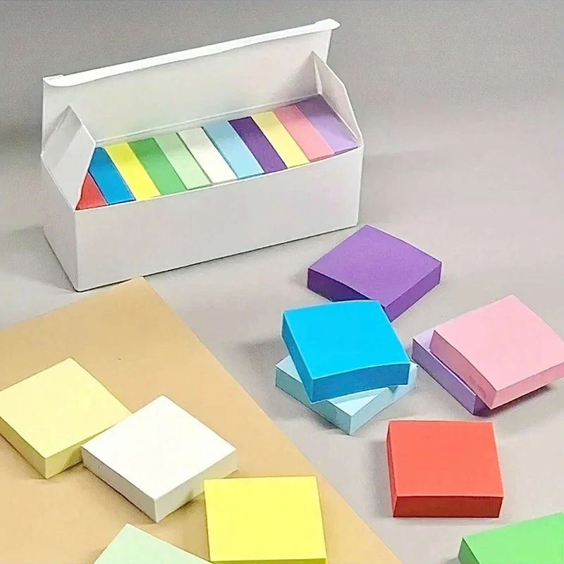11pcs/Set Colorful Square Sticky Notes Mini Self-Adhesive Memo Pads for Students Office School Supplies Index Tabs
11pcs/Set Colorful Square Sticky Notes Mini Self-Adhesive Memo Pads for Students Office School Supplies Index Tabs