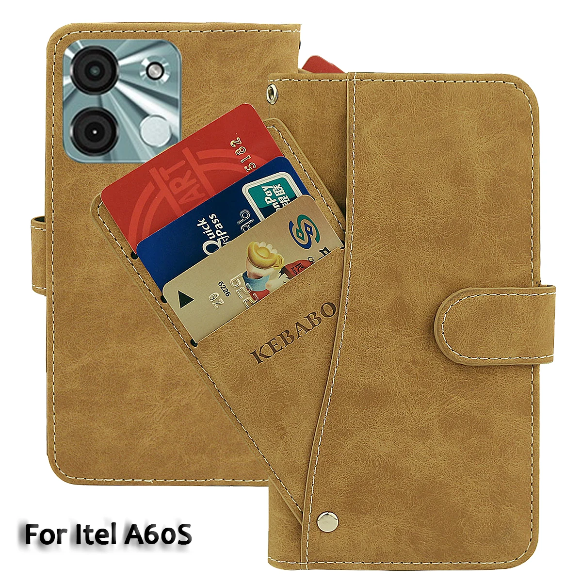 Винтажный кожаный кошелек Itel A05s A06 A50C A60S, роскошный флип-чехол с отделениями для карт, защитные чехлы для телефонов, сумки
Винтажный кожаный кошелек Itel A05s A06 A50C A60S, роскошный флип-чехол с отделениями для карт, защитные чехлы для телефонов, сумки