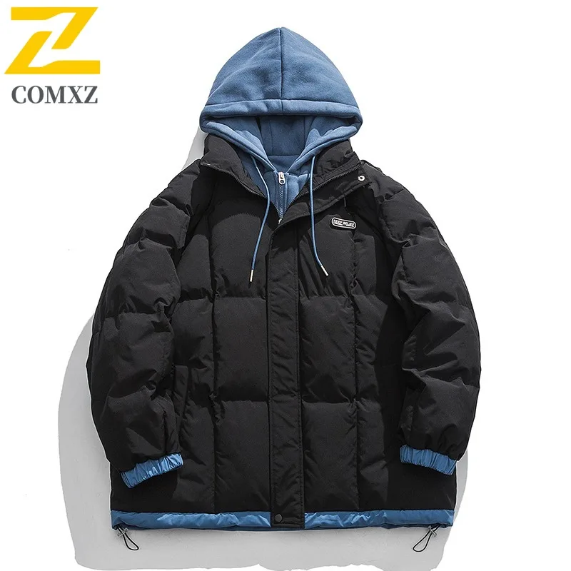 COMXZ 2025 Jack Chuanyang Winter New Hong Kong Style Loose Fake Two Piece Hooded Cotton Jacket Versatile Casual
COMXZ 2025 Jack Chuanyang Winter New Hong Kong Style Loose Fake Two Piece Hooded Cotton Jacket Versatile Casual