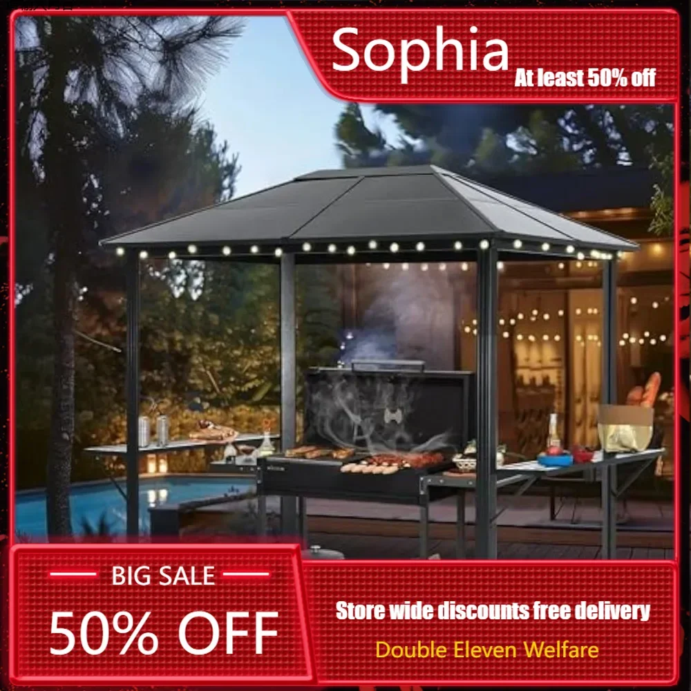6x8 Hardtop Barbecue Restaurant - Outdoor Barbecue Shed, Picnic Tent, High Quality Polycarbonate Panel Material
6x8 Hardtop Barbecue Restaurant - Outdoor Barbecue Shed, Picnic Tent, High Quality Polycarbonate Panel Material