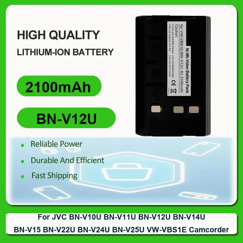Battery For JVC BN-V10U BN-V11U BN-V12U BN-V14U BN-V15 BN-V22U BN-V24U BN-V25U VW-VBS1E Camcorder
Battery For JVC BN-V10U BN-V11U BN-V12U BN-V14U BN-V15 BN-V22U BN-V24U BN-V25U VW-VBS1E Camcorder