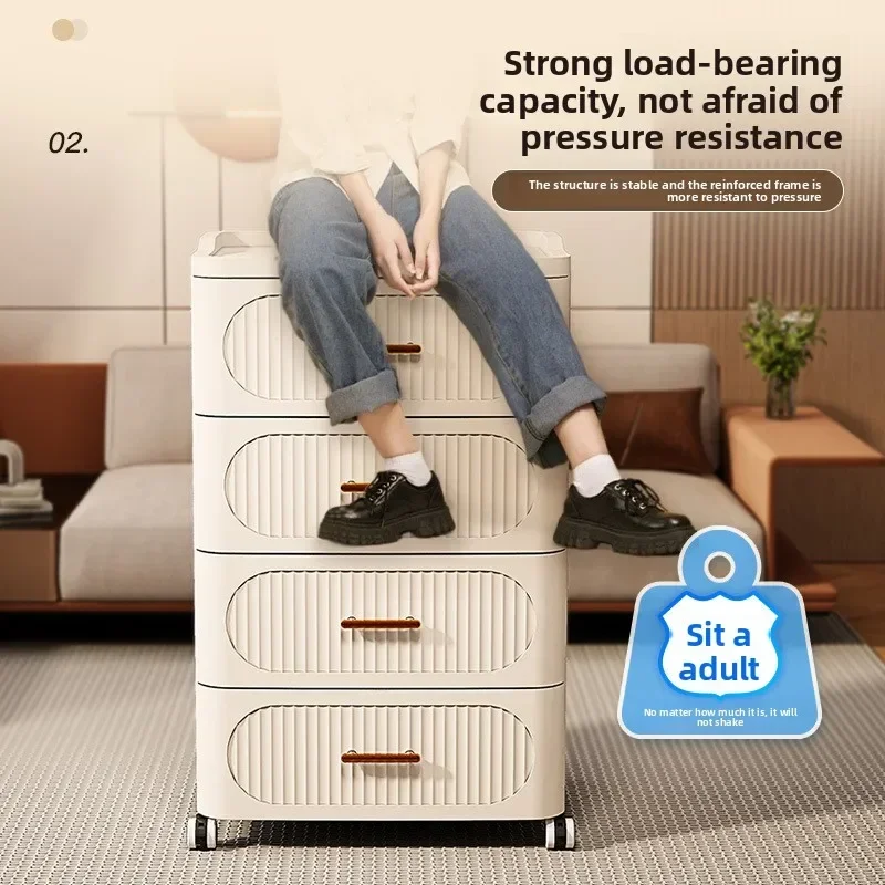 Drawer type plastic storage cabinet Household storage chest of drawers Living room multi-layer thickened storage cabinet Bedroom
Drawer type plastic storage cabinet Household storage chest of drawers Living room multi-layer thickened storage cabinet Bedroom