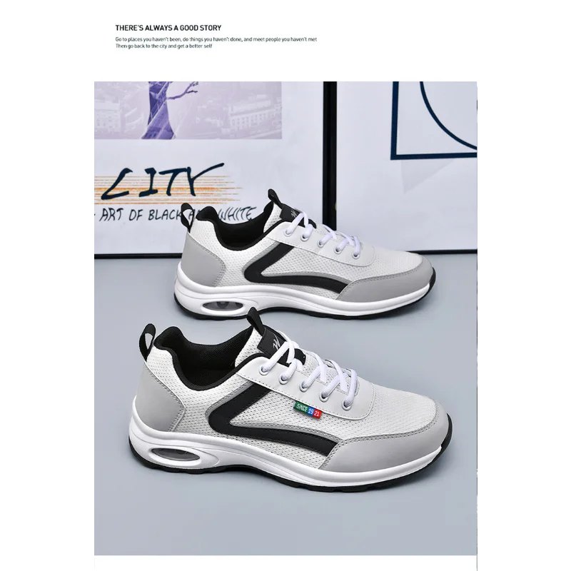 Indoor Outdoor Dual Use Lace-up Sneakers Shock Buffer Padded Insole for Gym Training Seaside Trip Commute Park Walking Footwear
Indoor Outdoor Dual Use Lace-up Sneakers Shock Buffer Padded Insole for Gym Training Seaside Trip Commute Park Walking Footwear
