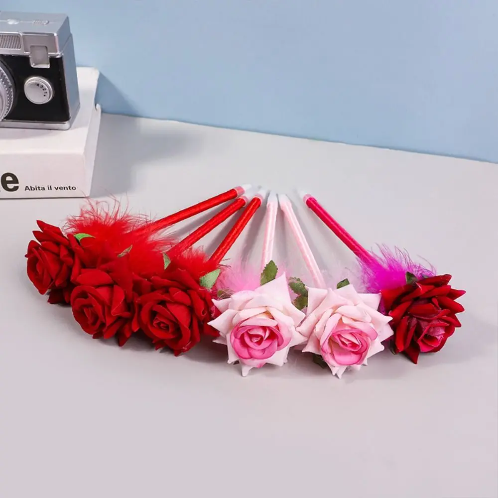 Best Wishes Rose Flower Ballpoint Pen Teacher's Day Gift Quick-Drying Lovely Pen Writing Smoothly Blue Ink Signature Pen
Best Wishes Rose Flower Ballpoint Pen Teacher's Day Gift Quick-Drying Lovely Pen Writing Smoothly Blue Ink Signature Pen