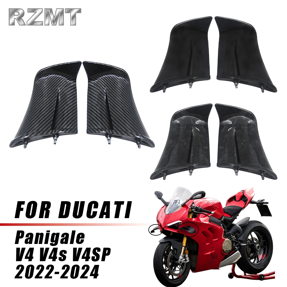 Motorcycle Accessories Fairing Wing lets Fin Trim Spoiler For Ducati Panigale V4 V4s V4SP 2022-2024
Motorcycle Accessories Fairing Wing lets Fin Trim Spoiler For Ducati Panigale V4 V4s V4SP 2022-2024