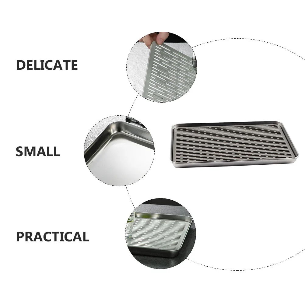 1 Set Stainless Steel Tea Double Layer Rust Resistant Draining Plate For Teahouse Home Hotel Party Tea Set Tray Teapot Storage
1 Set Stainless Steel Tea Double Layer Rust Resistant Draining Plate For Teahouse Home Hotel Party Tea Set Tray Teapot Storage
