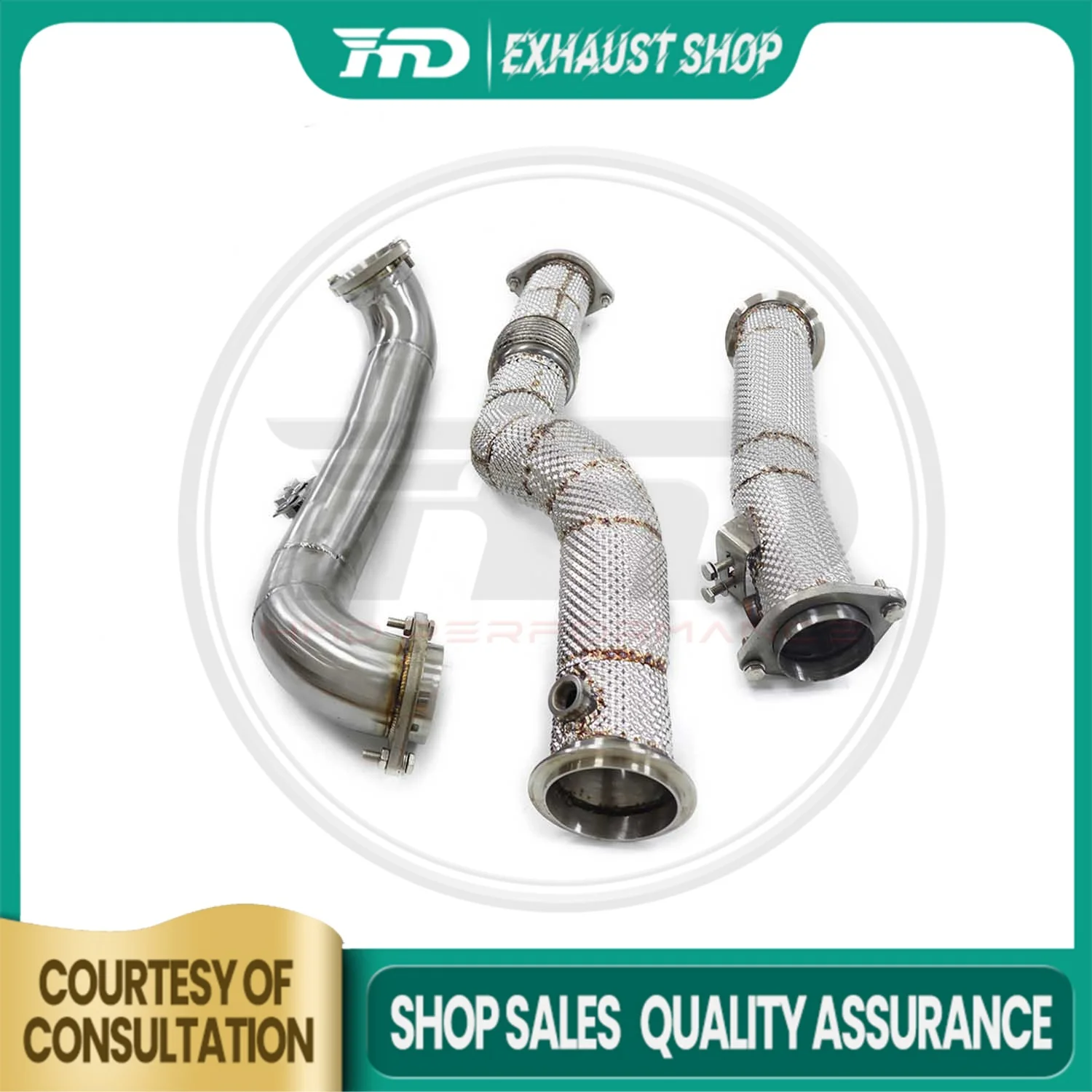 Customizable Downpipe For BMW M3 M4 G80 G82 Stainless Steel Exhaust System Car Parts Non-destructive Installation Resonant Tube
Customizable Downpipe For BMW M3 M4 G80 G82 Stainless Steel Exhaust System Car Parts Non-destructive Installation Resonant Tube