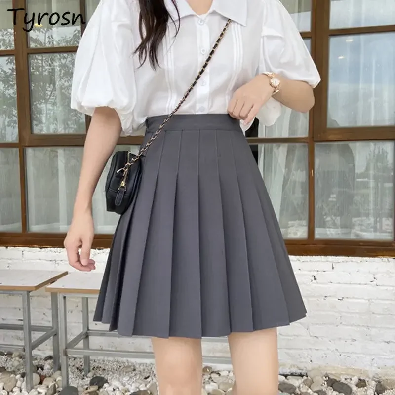XS-3XL плиссированные юбки женские однотонные универсальные японские стили JK уличная одежда девичий шик сексуальная ампирная мини-юбка студенческая одежда
XS-3XL плиссированные юбки женские однотонные универсальные японские стили JK уличная одежда девичий шик сексуальная ампирная мини-юбка студенческая одежда