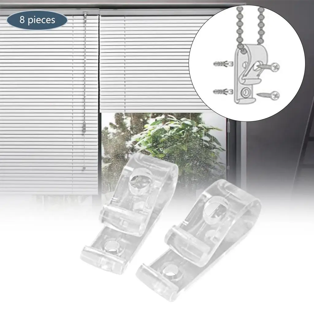 8 клипс-крючков для рулонных штор P-образной формы с винтами и пластиковыми опорными петлями
8 клипс-крючков для рулонных штор P-образной формы с винтами и пластиковыми опорными петлями