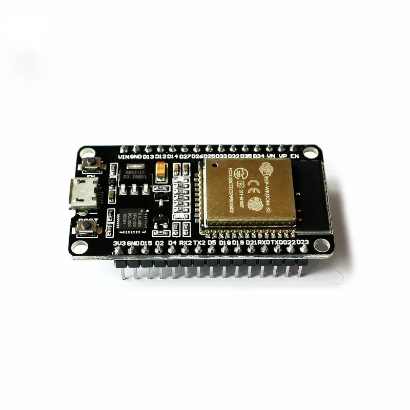 Макетная плата ESP32, беспроводной двухъядерный модуль фильтров Wi-Fi + Bluetooth CP2104 2,4 ГГц RF ESP32, высокое качество для Arduino
Макетная плата ESP32, беспроводной двухъядерный модуль фильтров Wi-Fi + Bluetooth CP2104 2,4 ГГц RF ESP32, высокое качество для Arduino