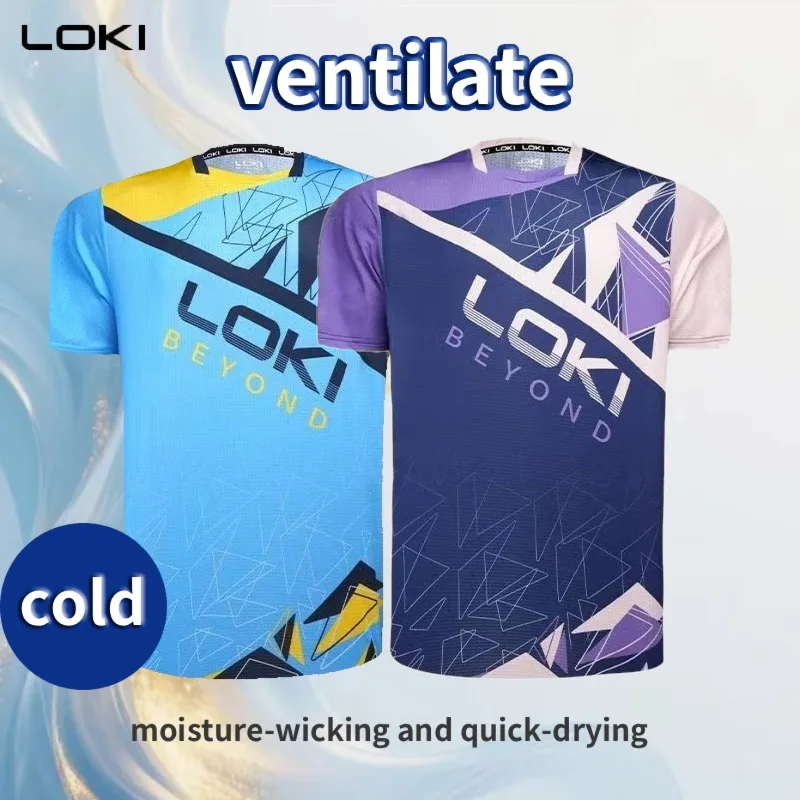 New LOKI table tennis jerseys for men and women, quick drying breathable competition sportswear, training short sleeves
New LOKI table tennis jerseys for men and women, quick drying breathable competition sportswear, training short sleeves
