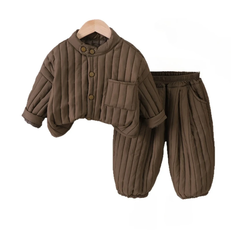 New Winter Baby Girls Clothes Set Children Boys Thick Warm Jacket Pants 2Pcs/Set Infant Clothing Toddler Costume Kids Tracksuits
New Winter Baby Girls Clothes Set Children Boys Thick Warm Jacket Pants 2Pcs/Set Infant Clothing Toddler Costume Kids Tracksuits