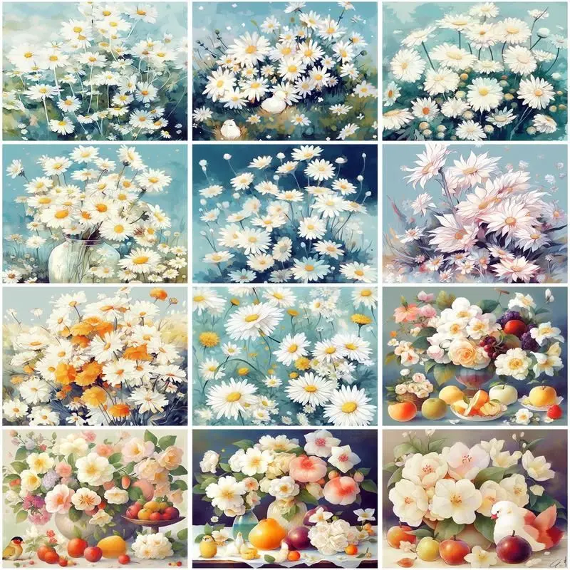 CHENISTORY Picture By Number Flower Kits Home Decor DIY Painting By Numbers Drawing On Canvas HandPainted Art Gift
CHENISTORY Picture By Number Flower Kits Home Decor DIY Painting By Numbers Drawing On Canvas HandPainted Art Gift