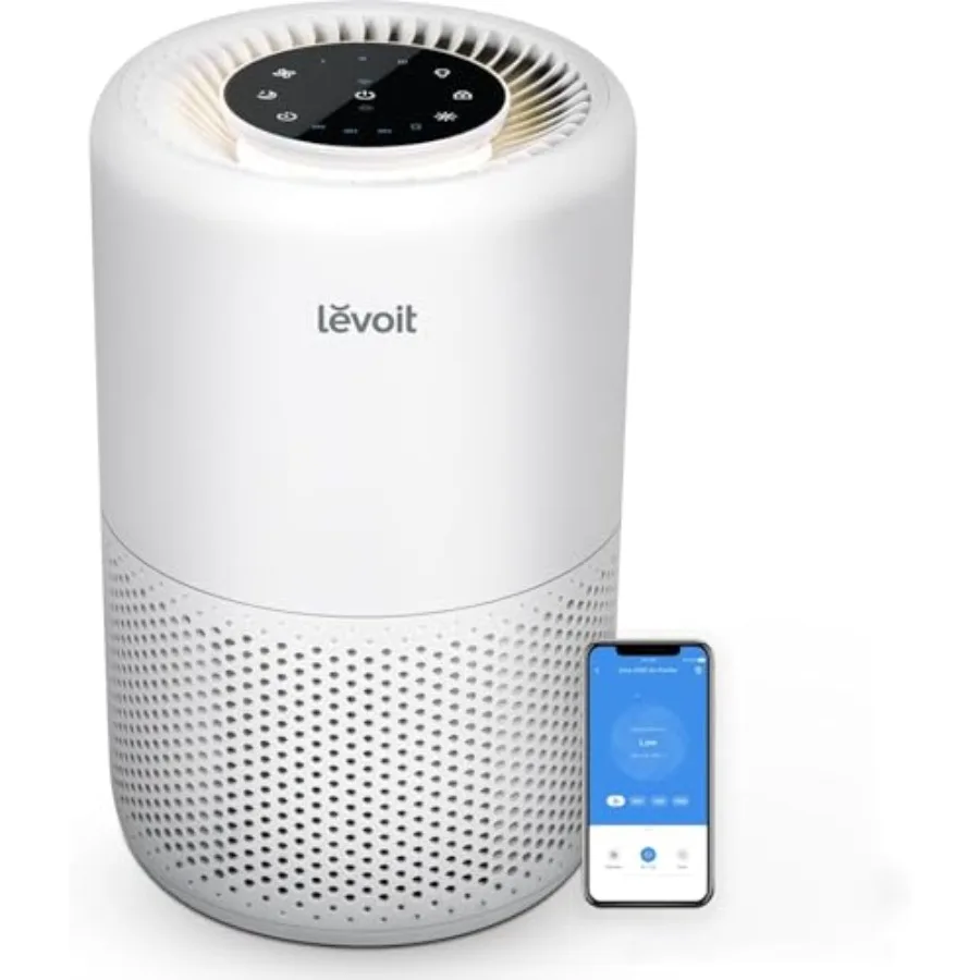 Air Purifier for Home Bedroom Dorm Room: White, ABS Plastic, Smart Voice Control, AHAM VERIFIED, 3-in-1 HEPA Filter with Sleep
Air Purifier for Home Bedroom Dorm Room: White, ABS Plastic, Smart Voice Control, AHAM VERIFIED, 3-in-1 HEPA Filter with Sleep