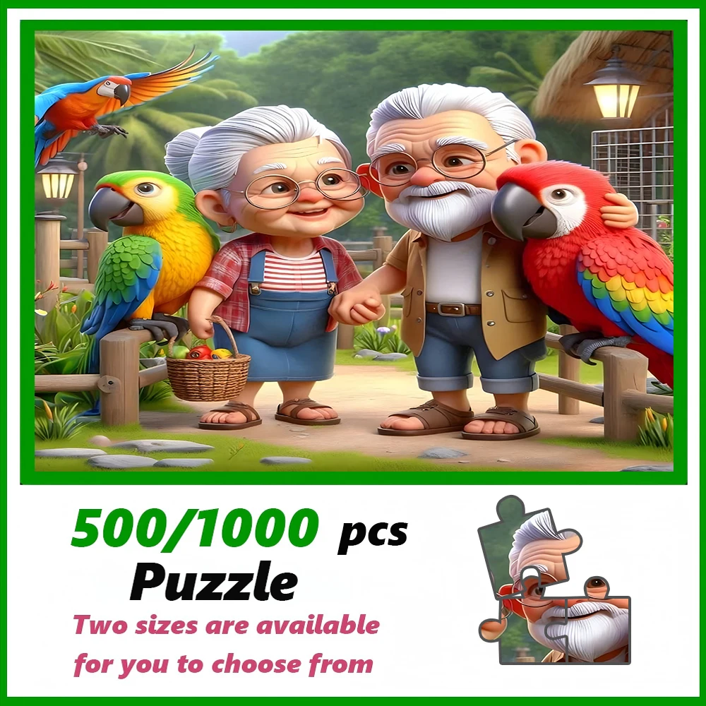 A high-quality 500/1000-piece puzzle, perfect for adults, is a fun family game that helps relieve stress and is great for birthd
A high-quality 500/1000-piece puzzle, perfect for adults, is a fun family game that helps relieve stress and is great for birthd