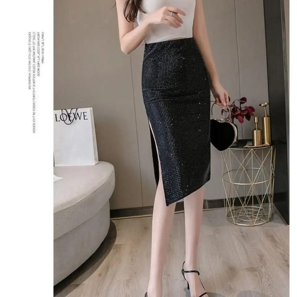 2026 New Spring Summer Women's Skirt Diamond Studded Midi Skirt, Hip Hugging Skirt Collection, Medium Length
2026 New Spring Summer Women's Skirt Diamond Studded Midi Skirt, Hip Hugging Skirt Collection, Medium Length