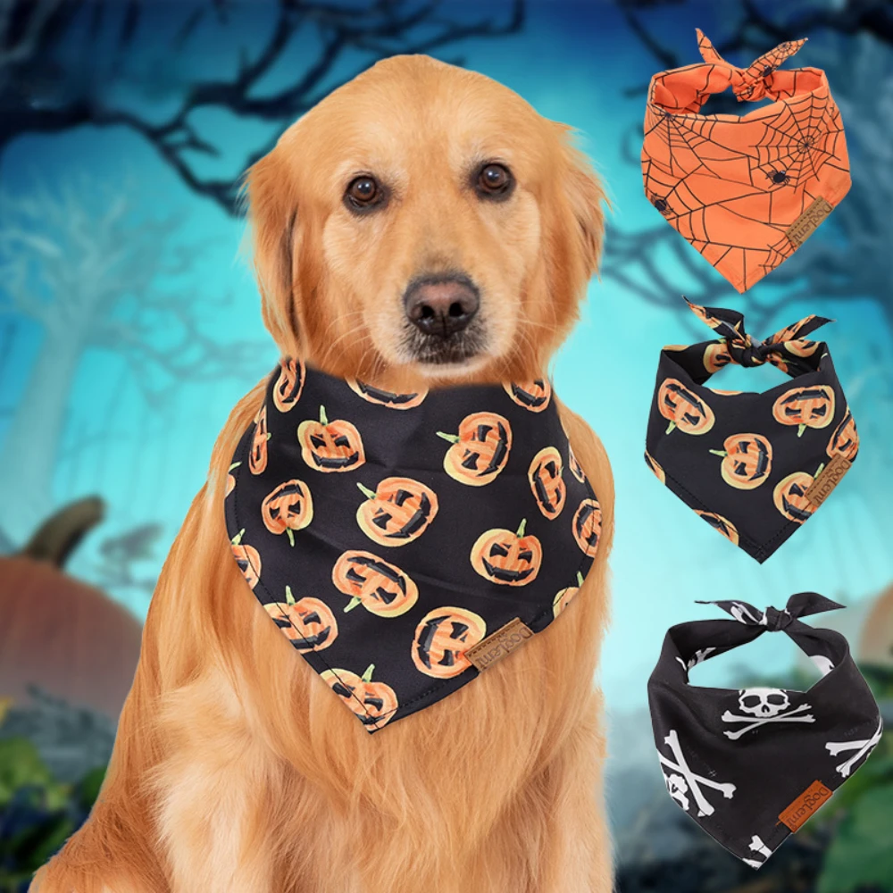 Pet Halloween Triangular Bandage Dog Triangle Scarf Cat Scarf Holiday Party Dog Accessories
Pet Halloween Triangular Bandage Dog Triangle Scarf Cat Scarf Holiday Party Dog Accessories
