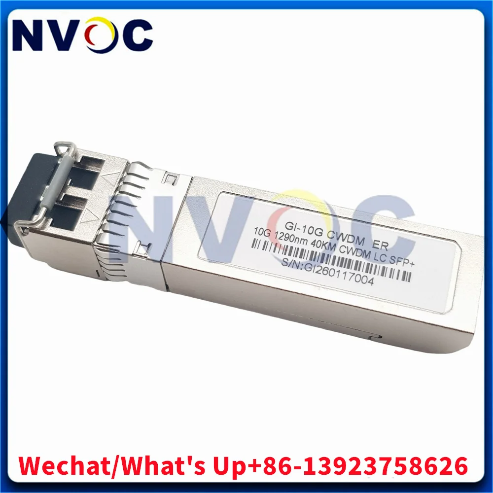 10Gbps 1270nm /1290nm/ 1310nm/ 1330nm CWDM SFP+ 40km DOM Duplex LC SMF Transceiver Module Compatible with Juniper Code
10Gbps 1270nm /1290nm/ 1310nm/ 1330nm CWDM SFP+ 40km DOM Duplex LC SMF Transceiver Module Compatible with Juniper Code